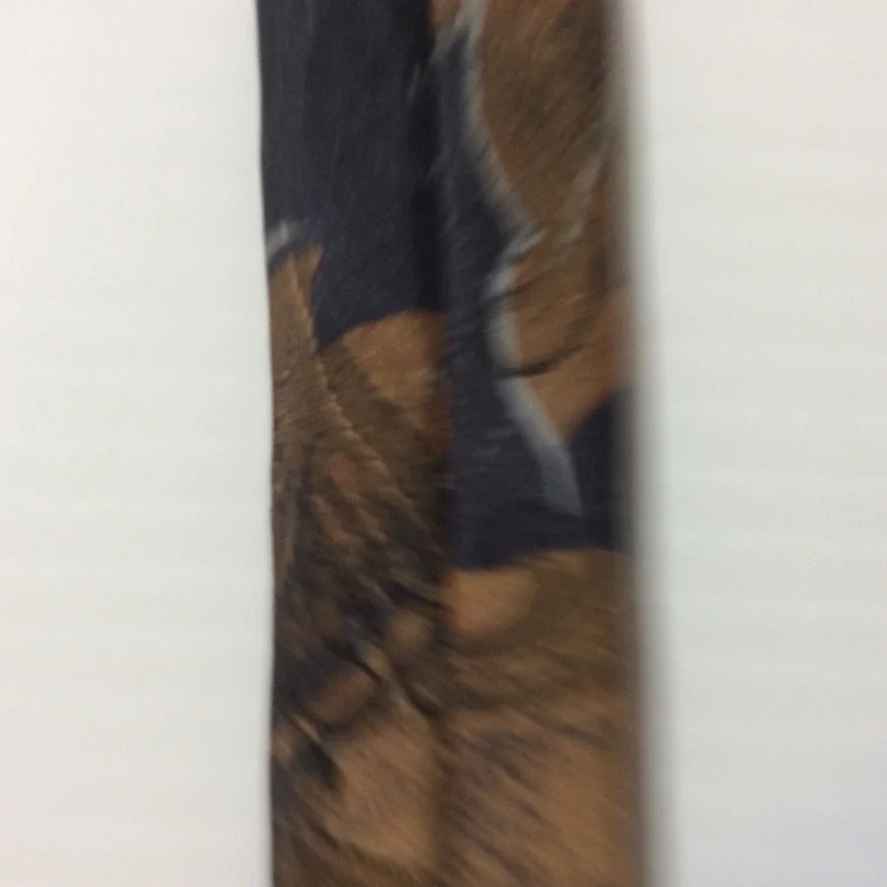 Duke MENS TIE NECKTIE 3.5 in USA Brown Black Gray